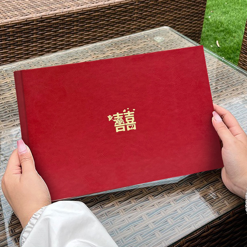 超凡数码婚礼跟拍相册定制高端结婚纱照片打印成册订婚娘家册制作
