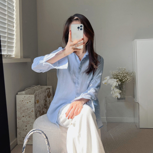 衬衫 FAN SI服风1oo%苎麻休闲显瘦长袖 帅气值满格 新款