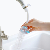 通用厨房水龙头防溅头嘴加长延伸器二档喷枪旋转过滤嘴节水器