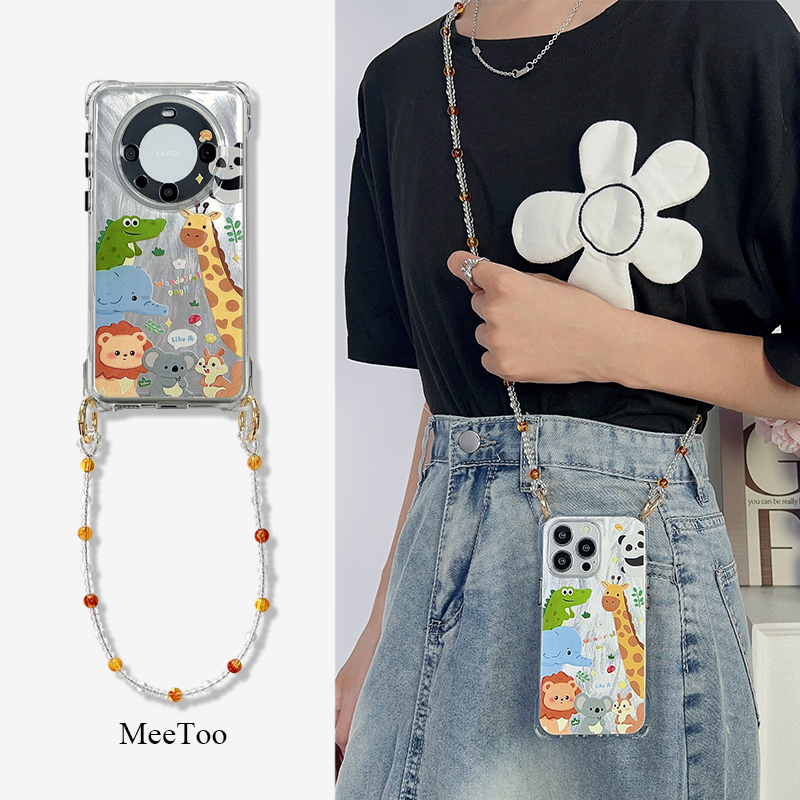 挂绳斜挎全包防摔华为mate60pro