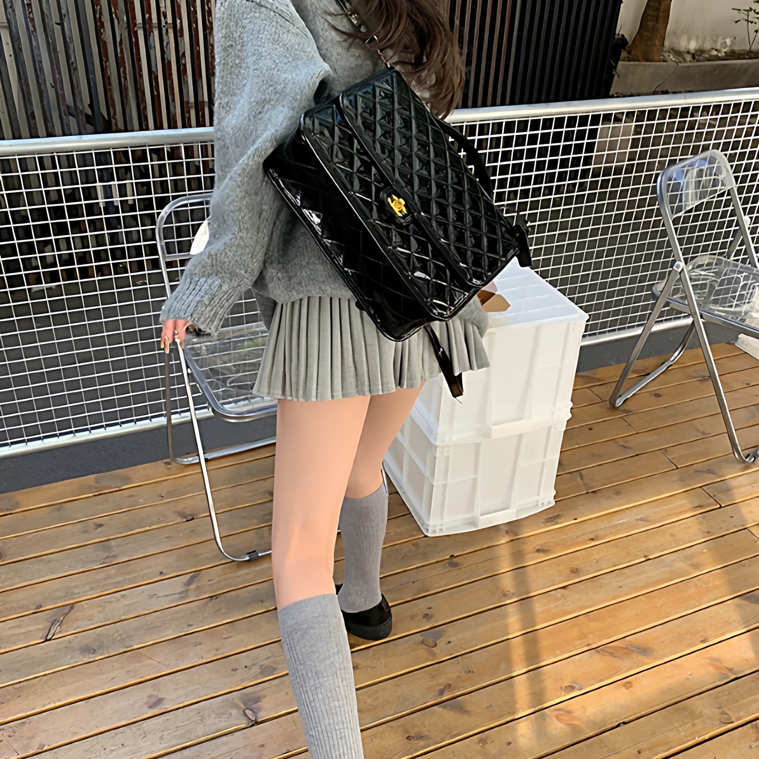 灰色羊毛小腿袜子女秋冬羊绒堆堆长筒袜纯色双针竖条纹JK美拉德色,女士内衣/男士内衣/家居服,连裤袜/打底袜,淘宝优惠券,粉丝福利购,淘宝优惠卷