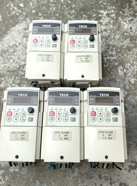 TECO东元7300CV变频器1.5KW 220V JNTHBCBA0002BC-U-原装拆机包好