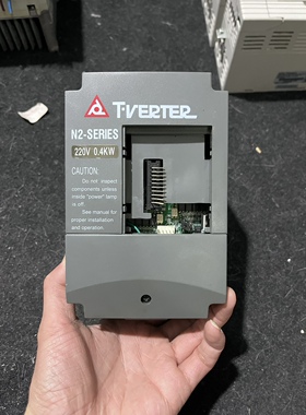 台安N2-SERIES变频器N2-2P5-HC 220V 0.4KW不带面板 二手