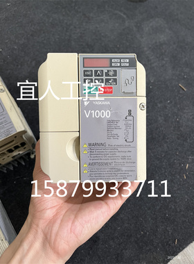 安川变频器 CIMR-VCBA0006BAA V1000 1.1KW 220V 原装拆机质量好