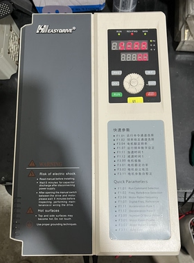 易驱变频器 GT200-4T0150G/4T0185P 15KW/18.5KW 380V原装拆机
