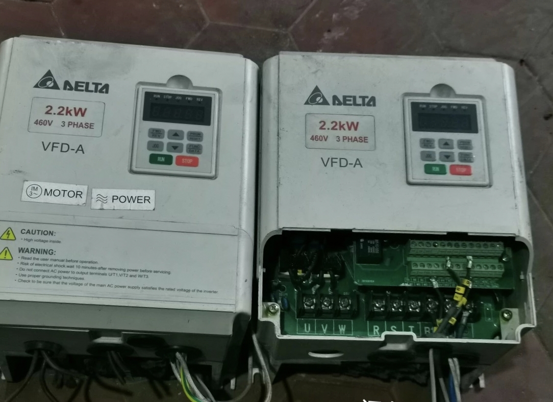 VFD037A43A VFD-A系列变频器 3.7KW 380V 实物拍摄