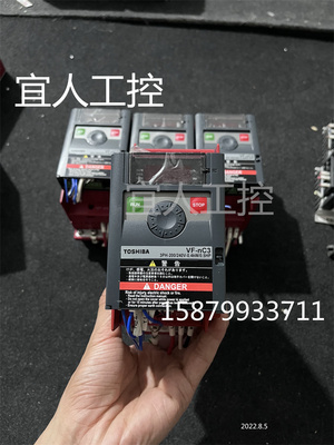 9成新东芝VFNC3-2004P原装拆机变频器0.4KW/220V功能包好 已测试