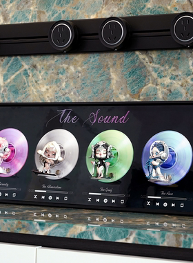 SP声音盲盒手办上墙展示收纳框