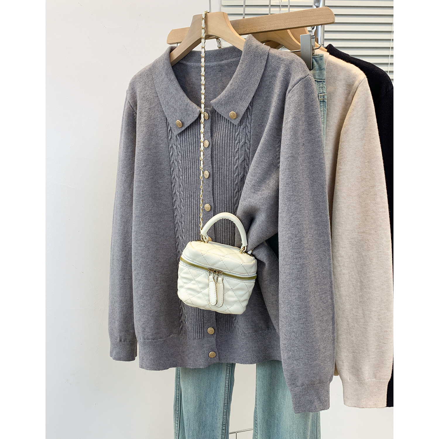 大码女装秋冬季胖MM打底针织衫女