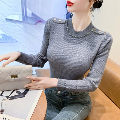 今年流行爆款半高领毛衣