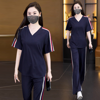 夏季洋气休闲运动服套装女