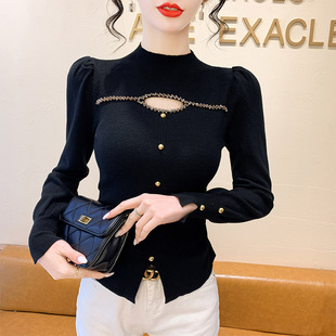 今年流行爆款毛衣冬装女士针织衫025新款洋气打底衫秋冬内搭上衣