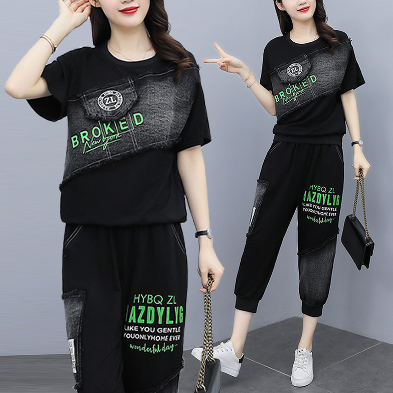 夏季新款时尚套装2024年夏季