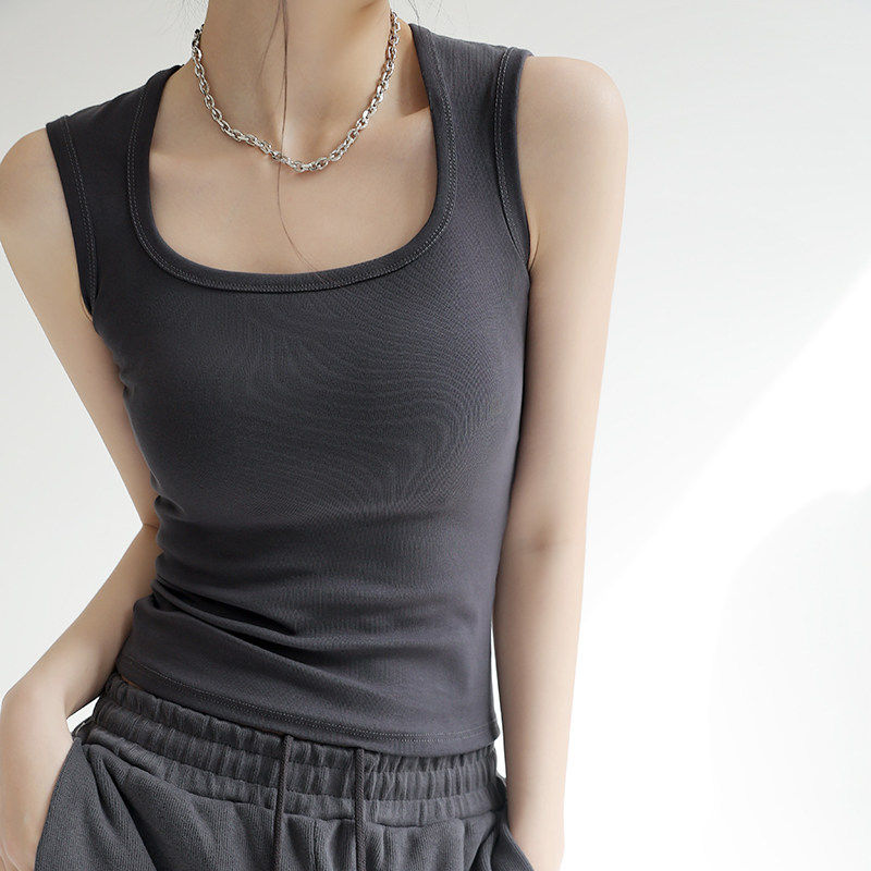 灰色吊带背心女内搭2026夏季新款外穿遮副乳工字宽肩带打底上衣潮,女装/女士精品,背心吊带,淘宝优惠券,粉丝福利购,淘宝优惠卷