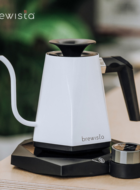 五代Brewista壶手冲壶智能温控家用快冲咖啡壶不锈钢细长嘴壶0.8L