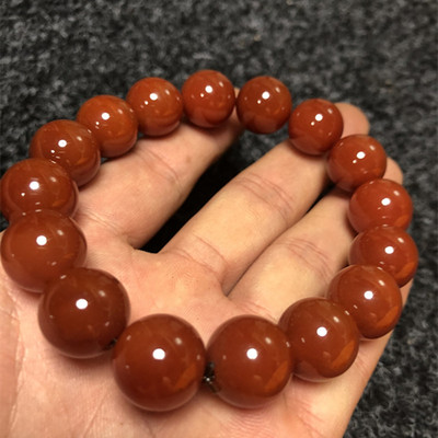 凉山南红玛瑙手串男款大规格多圈