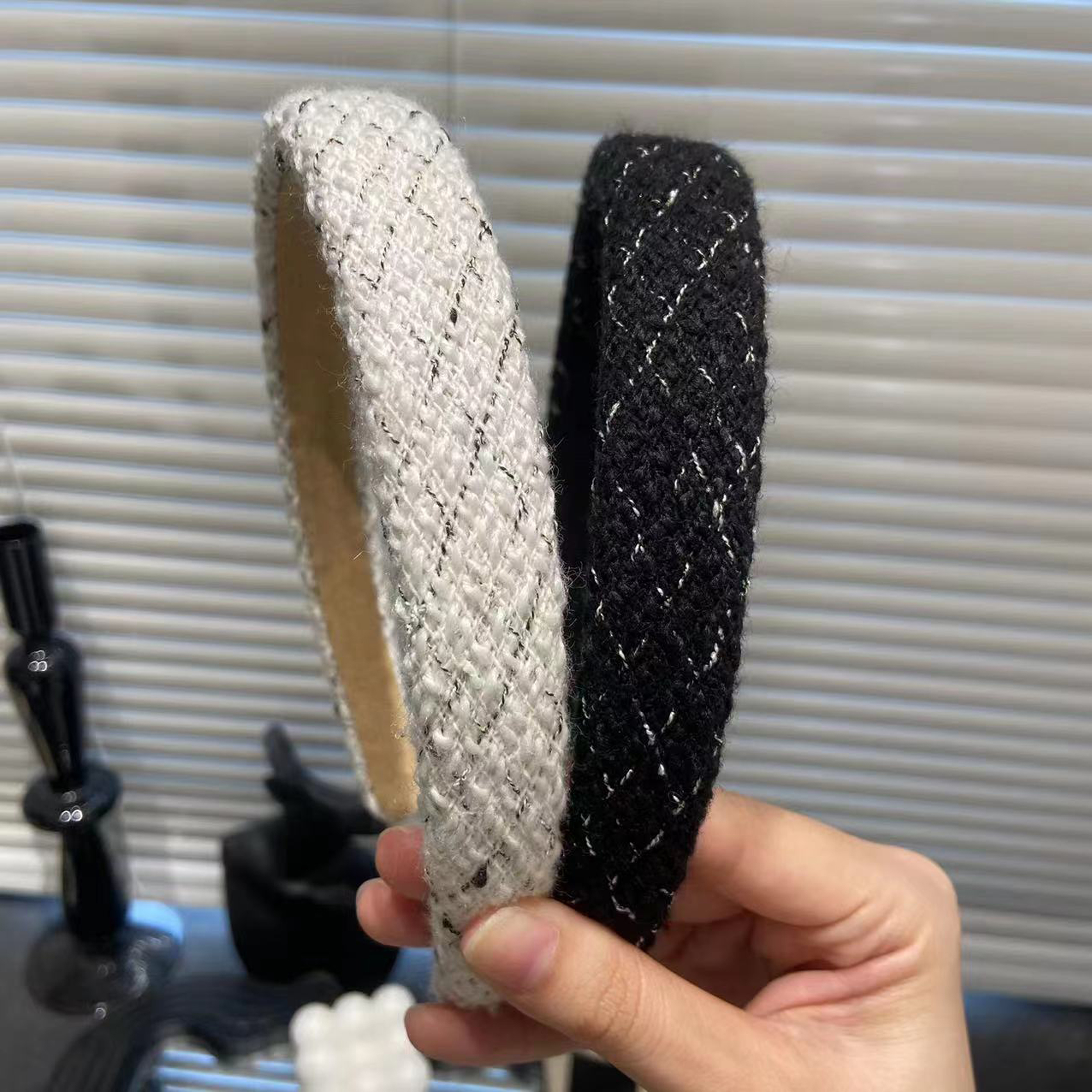 秋冬气质高颅顶小香风发箍 显脸小发卡网红少女发饰发箍 E2380