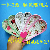 垫3双装 婴足宝小孩鞋 垫宝宝儿童纯棉透气吸汗防臭手工婴儿棉布鞋