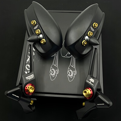 适用九号MZ/M85+小牛铃木UY125豪爵踏板AOS4防炫目电摩托车后视镜