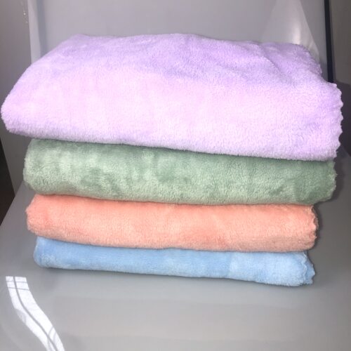 10条装珊瑚绒方巾手帕幼儿园儿童