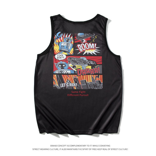 美式夏季新款夏季新款百搭背心