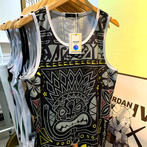 国潮网眼背心美式篮球服速干球衣