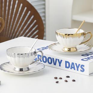 茶具咖啡杯奢华欧式 可定制轻奢英式 陶瓷高档家用午茶杯咖啡杯高级