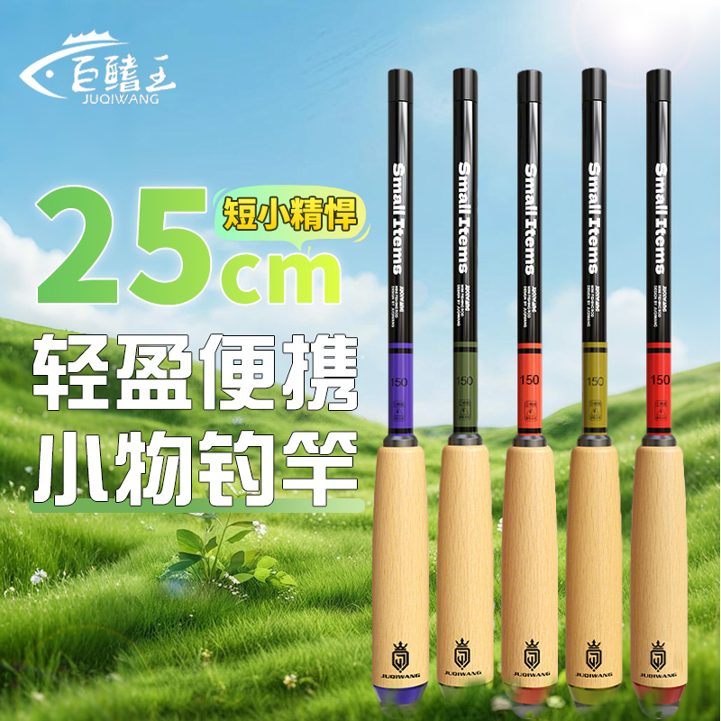 小物钓鱼竿溪流鱼竿套装儿童便携