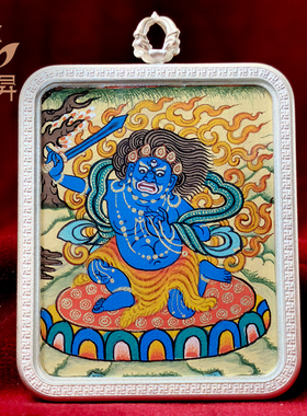 梵昇唐卡不动明王生肖鸡本命佛