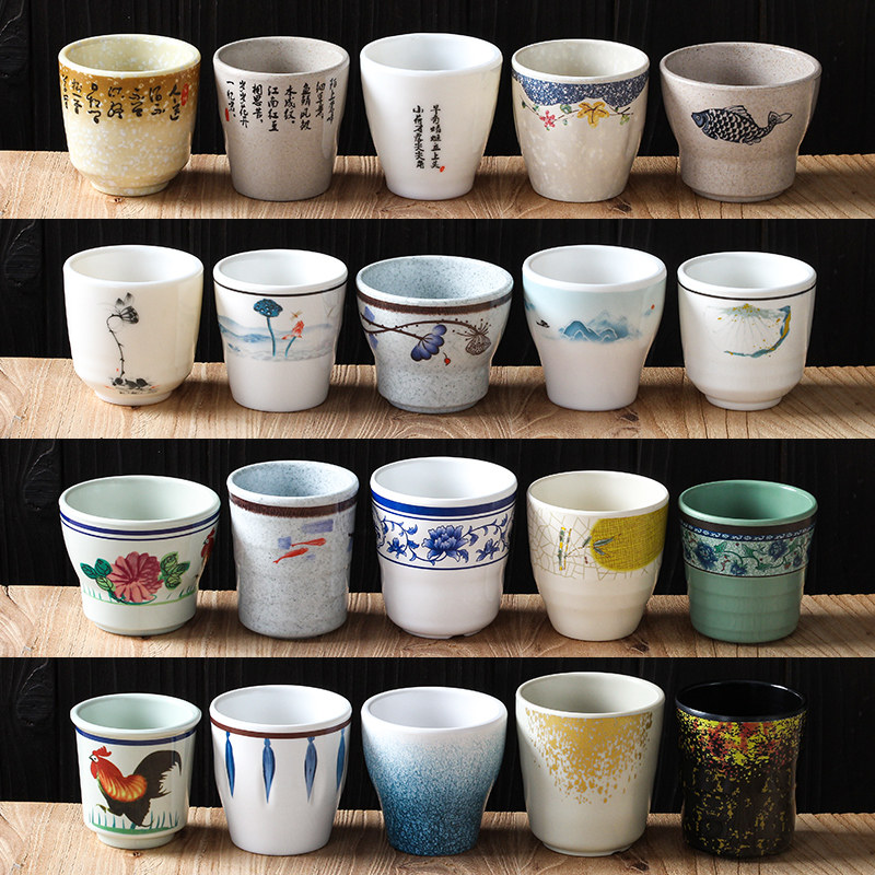 祥源美密胺餐具杯子商用餐厅饭店专用仿瓷茶杯火锅店创意耐摔水杯,餐饮具,随手杯,淘宝优惠券,粉丝福利购,淘宝优惠卷