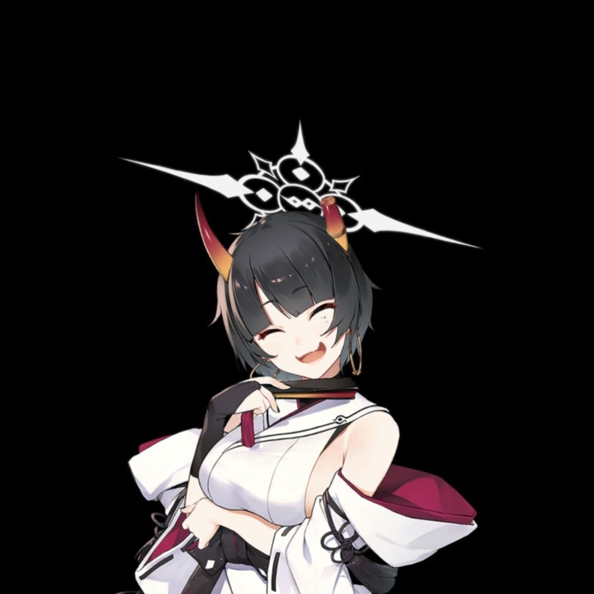 蔚蓝 碧蓝档案 天地妮娅  光环头饰 牛角cosplay道具