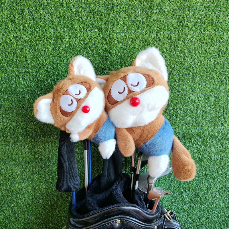惬意小狸高尔夫球杆套一号木帽套球道木小木杆头保护套高尔夫配件