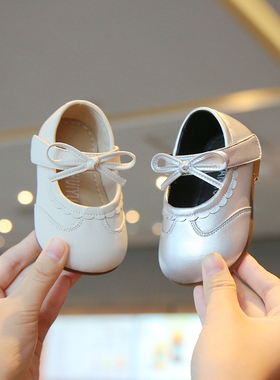 春秋季女宝宝鞋子1一2岁小童公主单鞋婴儿鞋子防滑软底透气学步鞋
