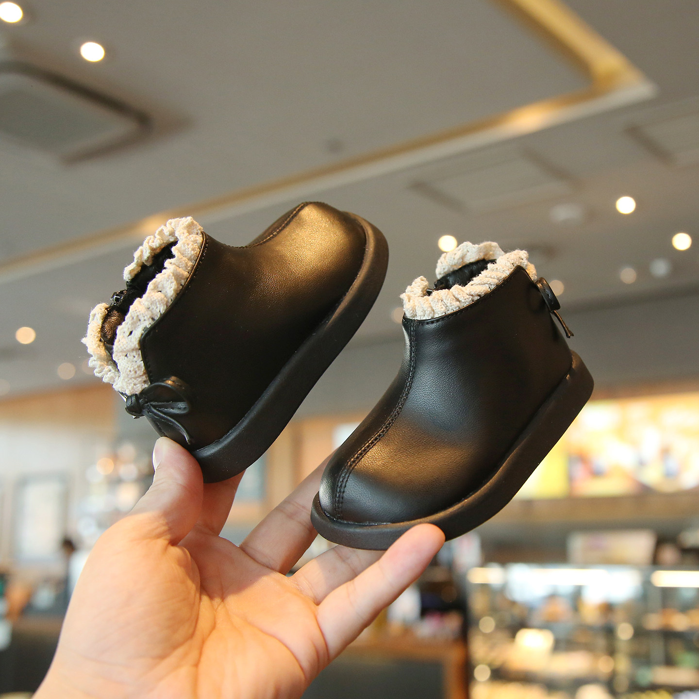 秋冬季女宝宝鞋子加绒1一3岁小童短靴子婴儿二棉鞋防滑软底学步鞋,童鞋/婴儿鞋/亲子鞋,学步鞋,淘宝优惠券,粉丝福利购,淘宝优惠卷