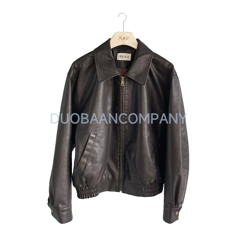 2025秋季新品系列皮衣外套短款女减龄百搭显瘦复港风