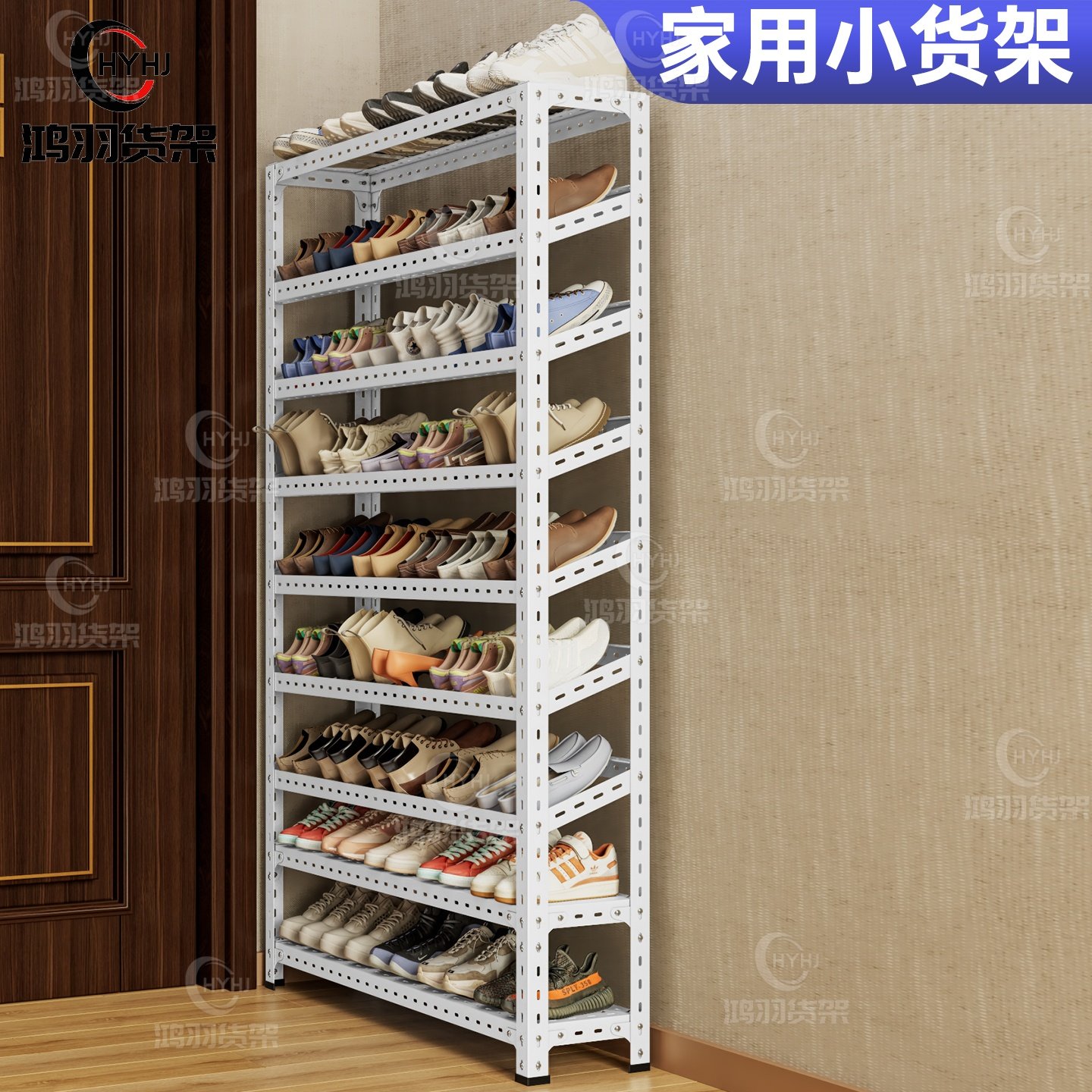 简易鞋架多层家用门口楼道防尘鞋子收纳架宿舍小型出租房入户鞋柜