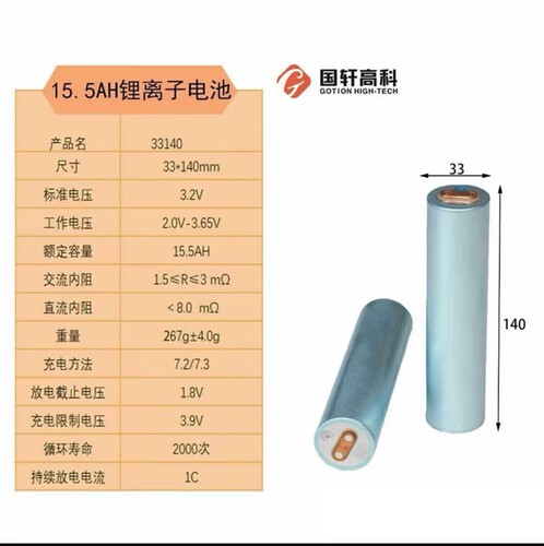 动力15安铁锂圆柱电动车完美