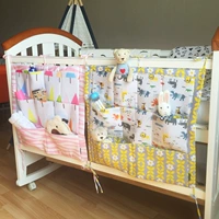 Giường cũi trẻ em đa chức năng có thể đóng mở túi treo công suất lớn Mẹ và trẻ em cung cấp túi lưu trữ nhiều lớp - Giường trẻ em / giường em bé / Ghế ăn nôi trẻ sơ sinh