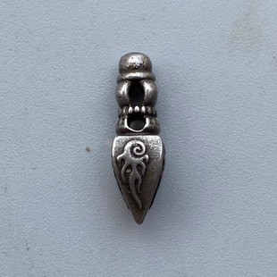 复古藏式老寒铁材质天铁托甲金刚杵普巴杵吊坠手串侧挂挂饰配饰