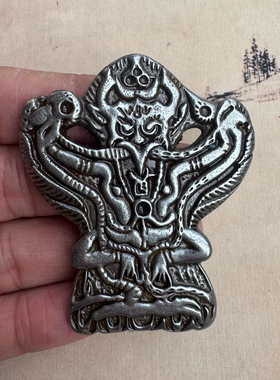 藏式手工天铁托甲大鹏鸟项链挂件吊坠民族风随身新款鸟王金翅大鹏