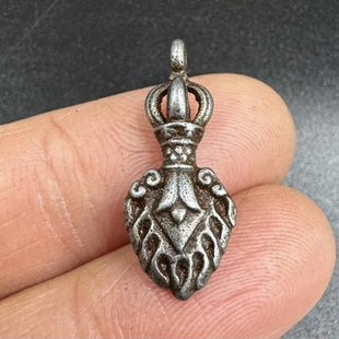 藏传寒铁文殊菩萨智慧箭天铁文殊剑复古吊坠藏传配饰饰品法器挂件