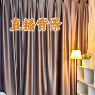 直播窗帘背景高级感主播背景布钢琴背景粘贴魔术贴网红女主播背景