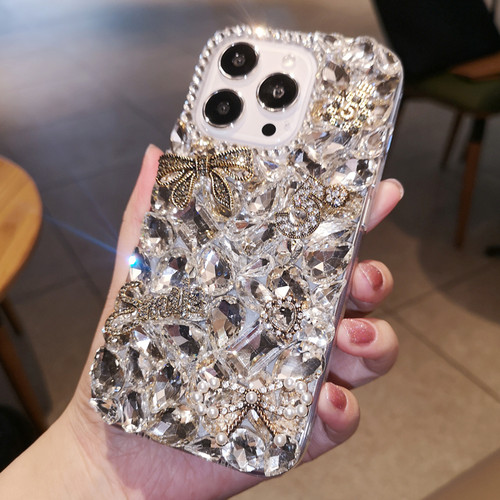 适用于iPhone18Pro Max苹果17pro手机壳Air高级感奢华水钻16潮牌蝴蝶结13保护套14全包防摔15plus女