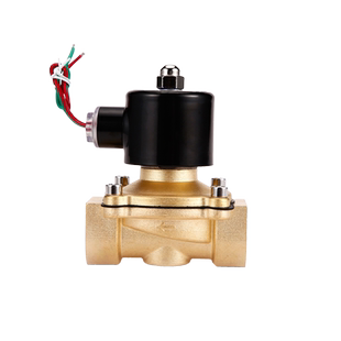 博普全铜常闭电磁阀水阀2分4分6分1寸2寸气阀水阀AC220V水开关阀