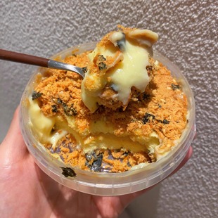 小春日食 海苔肉松咸蛋黄奶酪大贝沙拉酱夹心蛋糕早餐点心糕点