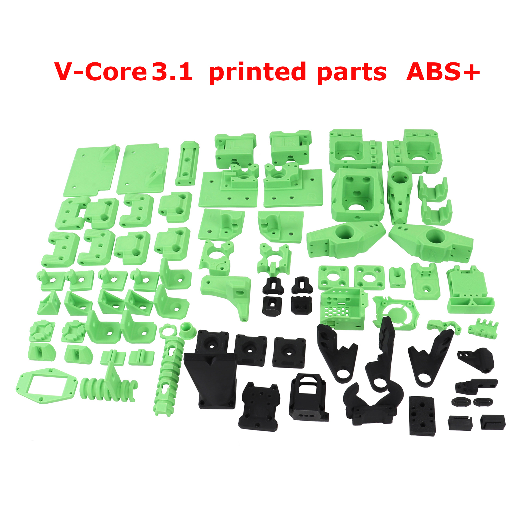 V-CORE 3.1 3d打印机打印件套件好品质ABS+易生耗材绿色40%填充