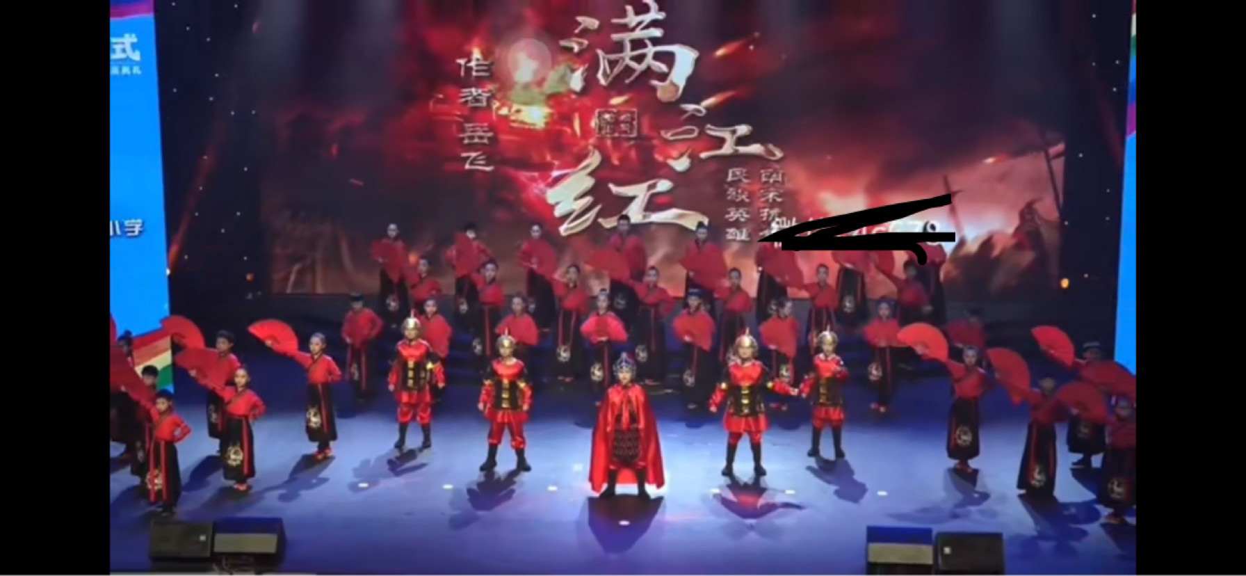 儿童古代士兵服男女盔甲戏曲岳母表演服满江红诗歌朗诵演出服