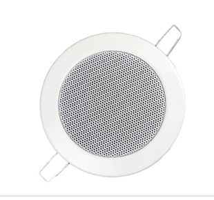 定压吸顶喇叭家庭背景音乐3寸同轴筒灯式 迷你灯槽开孔8.5CM诺备尔