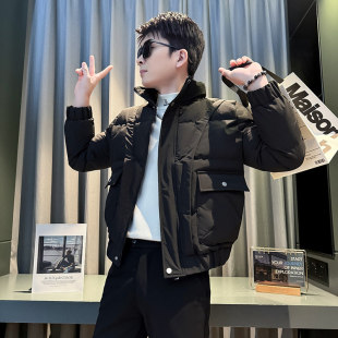 xs小码加小号修身短款立领棉衣外套韩版潮男保暖棉服棉袄冬装新款