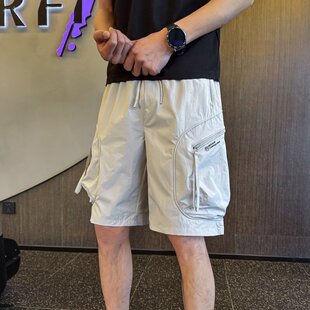 夏季新款工装五分短裤26号xs小码小号休闲大裤衩社会小伙男青年潮